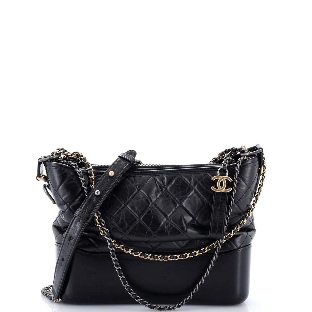 Chanel Gabrielle Hobo Quilted Aged #352350C28B
